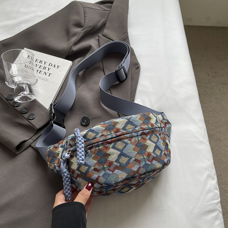 Blue chest bag